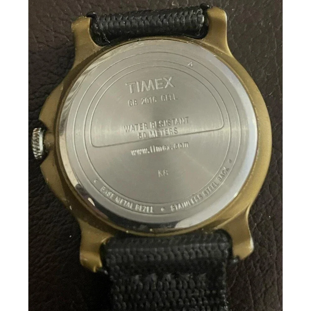 Timex Expedition T47992 Aluminum Trail Indiglo Date Mens Watch WR50M Nylon Strap
